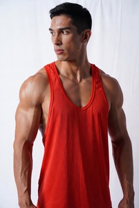Débardeurs Blancs Sans Manches pour Hommes, Légers et Décontractés, 100% Coton, Vêtements de Sport et de Fitness pour la Gym, 120g, Vente Chaude - Product Image 4