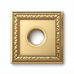 Premium Modern <b>Matte</b> <b>Black</b> Brass Backplate Designed For Interior <b>Doors</b> Offering Clean Lines And Lasting Durability - Product Image 5