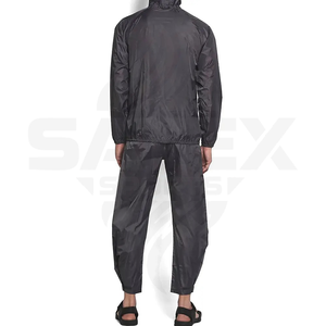 Custom Men Sets Two Piece Windbreaker Trouser and Jacket Hoodie Tracksuit Reflective <b>Zip</b> <b>up</b> Nylon Two Piece Windbreaker Set - Product Image 4