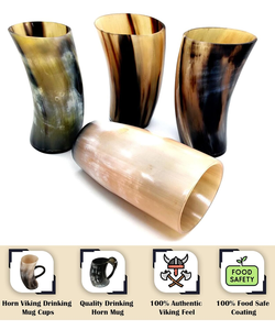Chope à boire en corne de viking 100% authentique - Product Image 5