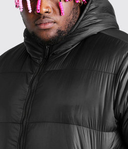 Veste d'hiver matelassée en toile personnalisée pour homme de haute qualité avec rembourrage en coton - Product Image 2