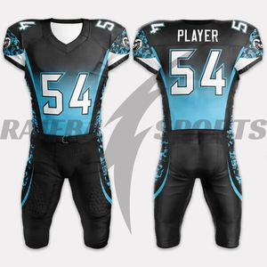 Tenues de football américain personnalisées pour équipes – Maillots de football américain sur mesure avec numéros de joueur imprimés par sublimation, respirants, pour les matchs - Product Image 6