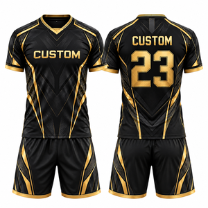 Maillots de football personnalisés pour hommes, respirants, à séchage rapide, à manches courtes, avec logo imprimé par sublimation, pour club et équipe, nouveauté - Product Image 1