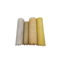 Panneaux de feuille de sangle en plastique de rotin artificiel d'extérieur d'usine pour décoration de tissage réparation de meubles muraux jardin