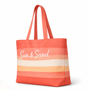 Sacs de plage personnalisés en gros avec logo imprimé, sacs shopping en toile avec fermeture éclair, sacs shopping réutilisables en toile - Product Image 4