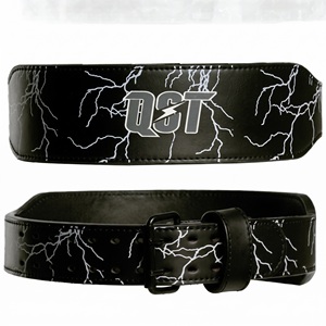 Ceinture de musculation en cuir, 4 pouces de large, avec boucle à double ardillon et coutures renforcées - Product Image 5