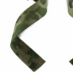 Correas de Camuflaje para Levantamiento de Pesas y Muñequeras con Elástico y Neopreno para Soporte de Muñeca en Dominadas y Powerlifting - Product Image 3