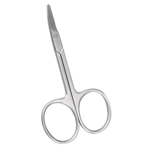 Ciseaux à ongles en acier inoxydable argenté, lame droite et aiguisée, outil de manucure et pédicure, outil de coupe de beauté, logo personnalisé, vente en gros - Product Image 1