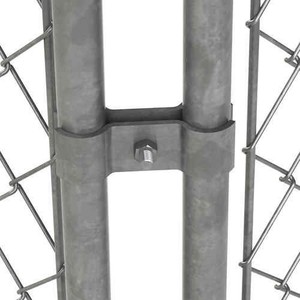 Enclos pour chien de grande taille en métal, panneau de clôture en chaîne à maillons, moderne, solide, durable, résistant, revêtement en poudre, pour l'extérieur - Product Image 3