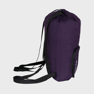 Arctic Fox Drawstring <b>Backpack</b> for <b>Kids</b> Dull Purple Jute Beach Bag with Custom Logo Sporty Style for Girls and <b>Boys</b> - Product Image 4