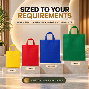 Sacs de courses non tissés de qualité supérieure |   Sacs fourre-tout réutilisables personnalisés avec poignées, écologiques, recyclés, impression de logo, plusieurs couleurs et tailles - Product Image 4