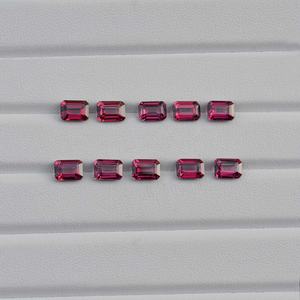 Garnet Umbalita Natural de 3x5mm, Corte Octogonal Facetado, Gema Suelta de Calidad AAA, Garnet Purpúreo, Piedra Semipreciosa para Joyería Fina - Product Image 1