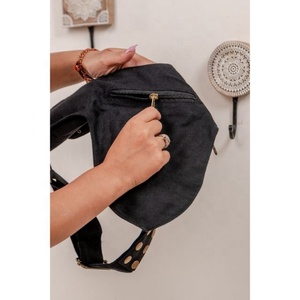 Nuevos bolsos de cintura con múltiples bolsillos de cuero de ante hechos a mano Real con correa ajustable, riñoneras de utilidad de cuero Unisex con estilo - Product Image 5