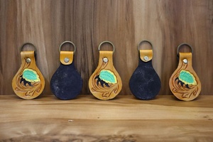พวงกุญแจหนังพวงกุญแจหนังสำหรับทุกเพศ - Product Image 5
