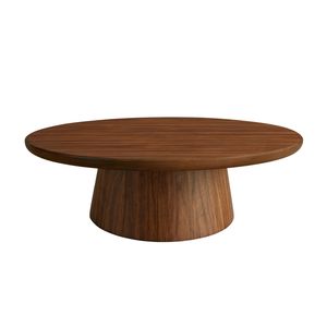 โต๊ะกาแฟไม้สักแท้ทรงกลม วอร์เรสต้า โต๊ะกลางไม้สไตล์โมเดิร์น สำหรับห้องนั่งเล่น โรงแรม คาเฟ่ เฟอร์นิเจอร์คอลเลคชั่นอินโดนีเซีย - Product Image 3