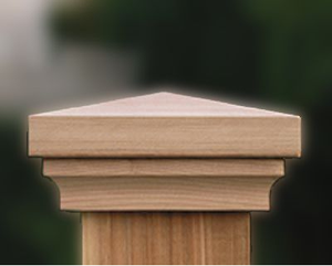 Tapa Decorativa Premium para Postes de Madera, Estilo Pirámide, para Cercas y Terrazas, Diseño Antiguo Contemporáneo para Hogar, Jardín y Exteriores - Product Image 4