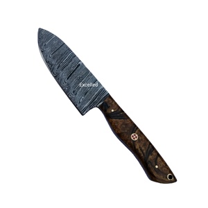 Cuchillo de Chef de acero de Damasco hecho a mano con mango de resina cuchillo de cocina afilado último diseño precio barato - Product Image 4