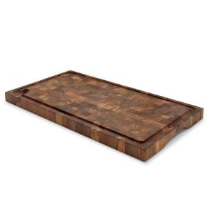 Tabla de Cortar de Madera Hecha a Mano, Ecológica, Forma Rectangular, Apta para Lavavajillas, Decorativa - Product Image 1
