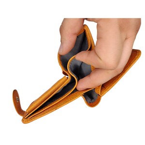 Genuine Leather Women's Premium Trifold Short <b>Card</b> <b>Holder</b> Silk Lining Snap Closure Customizable OEM Wholesale Luxurious Soft - Product Image 5