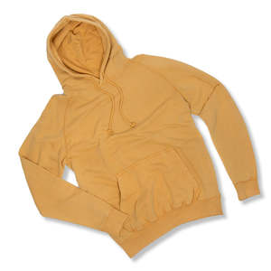 Sudadera con Capucha Vintage Personalizable de Algodón Transpirable de Alta Calidad para Hombre, Diseño Liso con Cordón Ajustable - Product Image 4