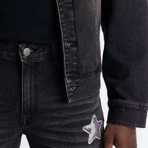 Wholesale Designer Blue Jeans <b>Men</b> Skinny <b>Stretch</b> Denim Pants Slim <b>Men</b> Acid Wash Jeans in Pakistan New Fashioned Style Streetwear - Product Image 6