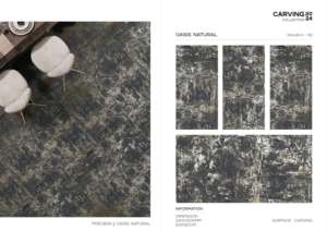 Exclusiva Loseta de Porcelana Tallada 600x1200, Formato Grande, Superficie Texturizada Premium, para Paredes y Pisos, Uso Interior y Exterior Moderno - Product Image 4