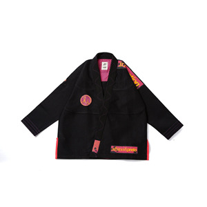 Kimono de Jiu-Jitsu Brésilien Noir Personnalisé Respirant Léger 100% Coton OEM Marque Privée Tissage Perlé Haute Densité pour Adultes - Product Image 1