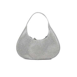 Silver Fancy <b>Evening</b> Hand <b>Bag</b> P24325 - Product Image 1