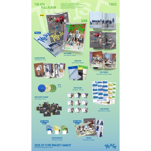 TWICE-4th Full Album [THIS IS FOR] (Random Ver.) Portable CD for <b>DVD</b> VCD <b>Players</b> - Product Image 2