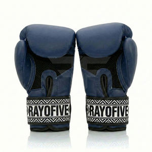 ถุงมือชกมวยสำหรับมืออาชีพ หนัง PU ปักโลโก้ได้ตามต้องการ สำหรับฝึกซ้อมกับกระสอบทราย - Product Image 2