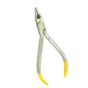 Pince orthodontique ergonomique AHI en acier inoxydable pour la pliage et la coupe de fils, avec ressort, certifiée CE - Product Image 1