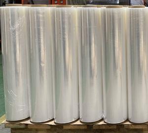 Film étirable transparent en LLDPE, haute résistance à la traction, emballage de palette, prix direct usine - Product Image 2