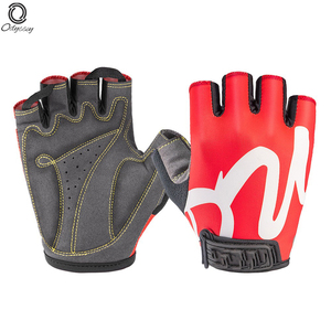 HIKE IMPEX Leather Half <b>Finger</b> Waterproof Breathable Anti-Slip Gym Gloves for Unisex Outdoor Sports - Product Image 2