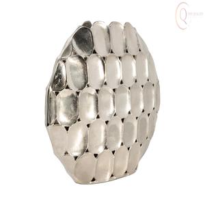 Modern Metal Tabletop <b>Vase</b> for Living Room Bedroom and Office Decor with Sleek Finish and Strong Structure - Product Image 1