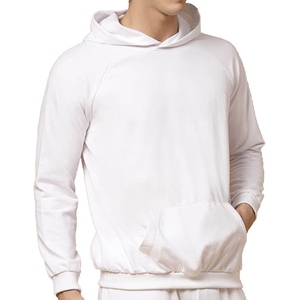Conjunto Deportivo de Invierno para Hombre de la Mejor Calidad, Color Personalizado, Manga Larga, Sudadera de Felpa de Algodón, Pantalones Deportivos con Cintura Elástica, Transpirable y de Secado Rápido - Product Image 3