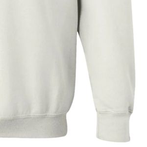 Sweat-shirt à col rond blanc à motifs, manches longues, poignets côtelés, décontracté, en polaire pour femme, mode streetwear, pour tous les jours - Product Image 2
