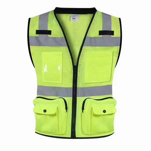 Gilet de sécurité industriel réfléchissant en polyester 100 % sur mesure, fabrication OEM/ODM, vente en gros - Product Image 5