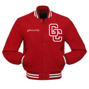 GANTS City Jacket OEM Custom Sleeve Wool Body Varsity Jacket Bomber Flight Baseball Vintage Letterman Varsity Jacket for Man - Product Image 2