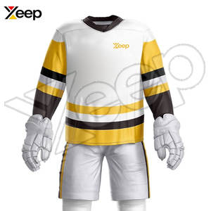 Tenue d'entraînement en gros – Uniforme de hockey sur glace fabriqué au Pakistan, meilleure qualité, polyester respirant pour hommes, logo personnalisé, OEM - Product Image 4