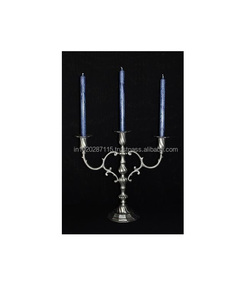 Classic multiarm aluminum candelabra ideal <b>for</b> romantic wedding decor luxurious table setting and ambiance lighting - Product Image 4