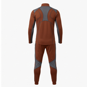 Ensemble de survêtements unisexe légers imprimés 2-en-1 en polaire thermique haute performance pour l'été, coupe-vent, pour la course et l'entraînement en salle de sport - Product Image 2