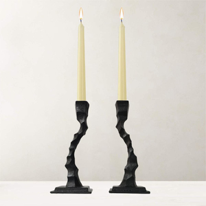 Modern Stainless Steel Candlestick Holder Set Of 2 Taper <b>Candle</b> Holders For Home Wedding Tableware Decoration - Product Image 6