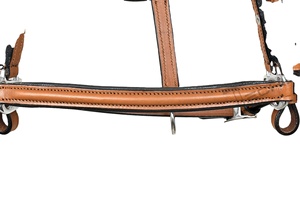 Harnais de cheval en cuir de qualité supérieure, rembourré, durable, équipement d'équitation, accessoires pour chevaux - Product Image 3