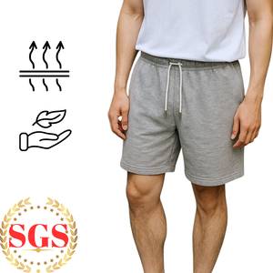 Breathable Cotton <b>Men's</b> <b>Loungewear</b> <b>Shorts</b> <b>For</b> Outdoor Activities. - Product Image 1