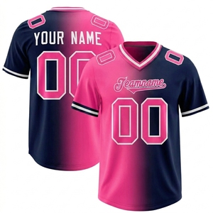 <b>Kids</b> Practice Jersey Custom Unisex American football gradient jersey V-neck jersey Sublimated print Sports Jerseys - Product Image 6