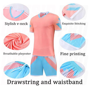Uniformes de Fútbol Personalizables para Adultos y Niños, Conjunto de Camisetas de Fútbol Personalizadas para Niños, Hombres y Mujeres, Transpirables y Deportivas - Product Image 4