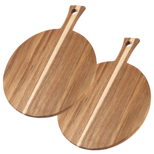 Acacia <b>Wood</b> 1.5cm Thick Cutting Board Handle for Serving Kitchen Chopping Boards Pizza Bread Cheese Charcuterie Fruit Vegetables - Product Image 1