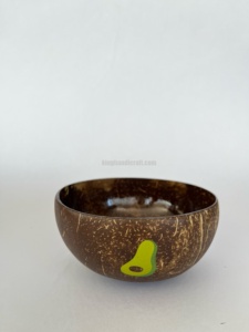Tazón de Coco Minimalista Hecho a Mano, Tazón de Concha Natural Orgánica para Decoración de Cocina Moderna, Mercados de Comida Sostenible y Regalos - Product Image 6