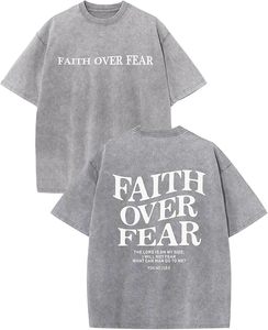 เสื้อยืดโอเวอร์ไซส์ลายกราฟิกวินเทจสำหรับผู้ชาย ผ้าคอตตอนทรงหลวมสไตล์สตรีทแวร์ลำลองแนวอเมริกัน - Product Image 1