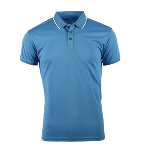 Chemise de golf haut de gamme pour l'extérieur, respirante, séchage rapide, coupe confortable, 100 % polyester, tissu Dobby, production en gros d'usine - Product Image 1
